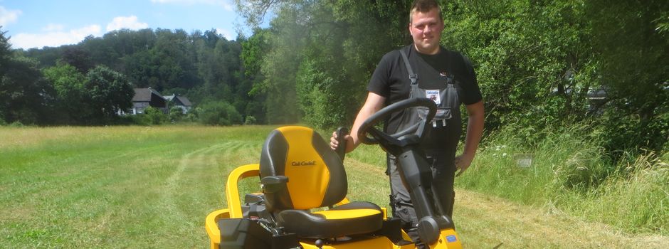 Marius (Hüsch) verstärkt Bauhof-Team