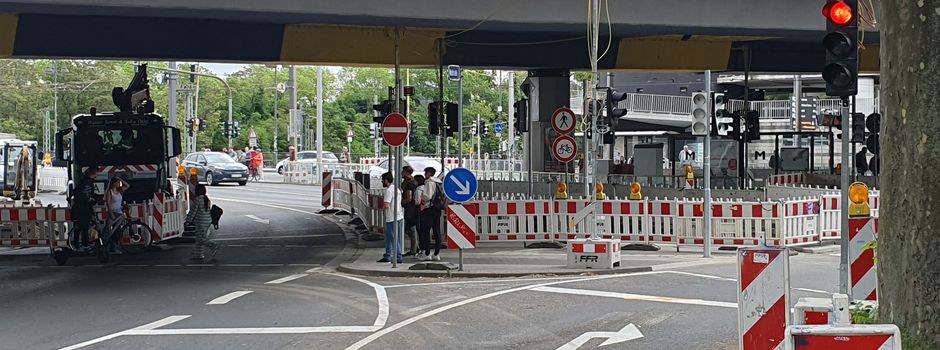 Verzögerung: Baustelle am Binger Schlag in Mainz dauert länger