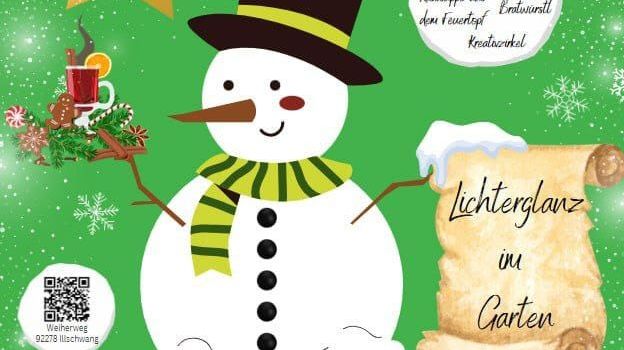 Lichterglanz im Garten am 25.11.23 ab 16.00 Uhr beim Hopfenfeld