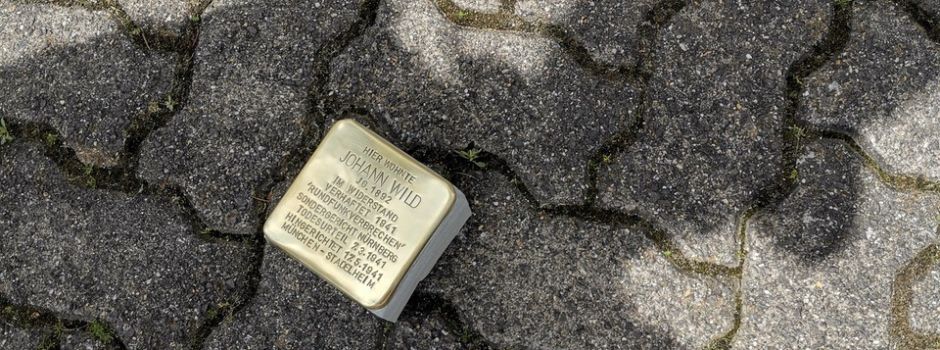 Einladung Verlegung Stolpersteine