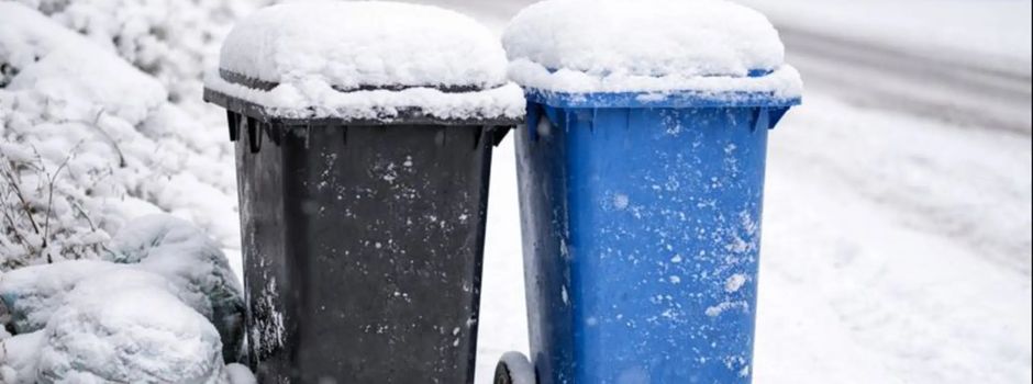 Witterungsbedingte Verzögerungen und Einschränkungen bei der Müllabfuhr