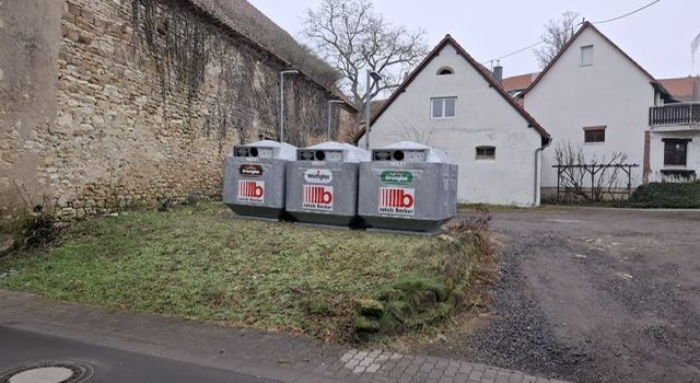 Die Glascontainer sind jetzt da!