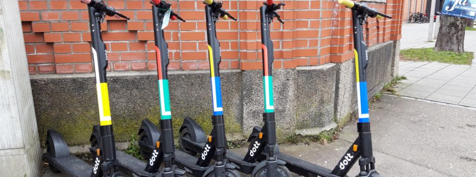 Dott – dritter E-Scooter Anbieter startet in Augsburg