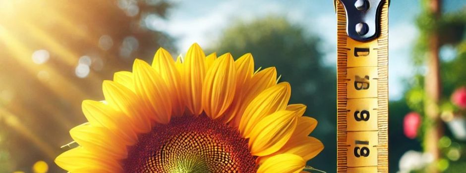 Sonnenblumenwettbewerb in Jerxheim