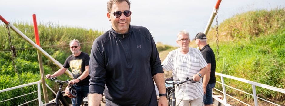 Klingbeil auf Radtour