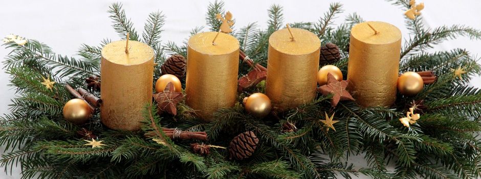 6.Redderser Adventsgesteck basteln