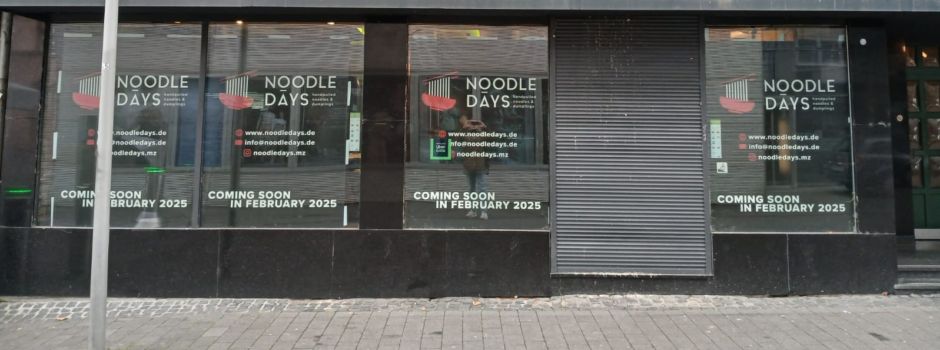 Restaurant „Noodle Days“ eröffnet in Mainz