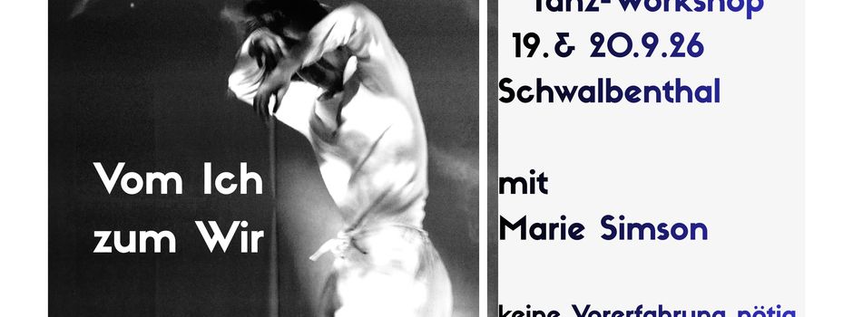 Tanz-Workshop „Vom ich zum wir“ mit Marie Simson