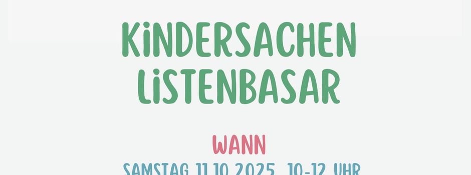 Kindersachen-Listenbasar