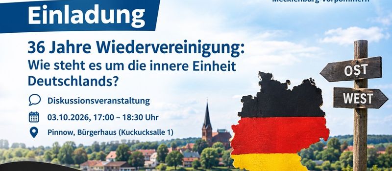 36 Jahre Wiedervereinigung: Wie steht es um die innere Einheit
Deutschlands?