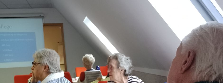 Infoveranstaltung zum Thema Pflege