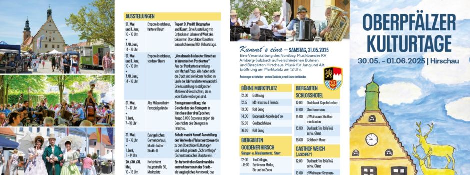Das erwartet euch bei den Oberpfälzer Kulturtagen!
