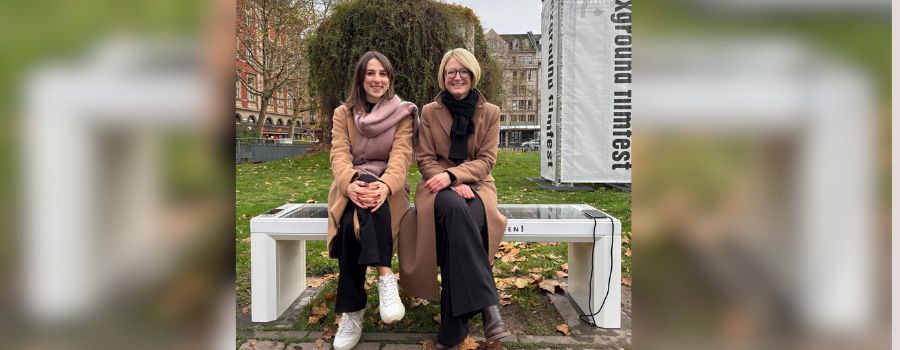 Was es mit den neuen „Solarbänken“ in Wiesbaden auf sich hat