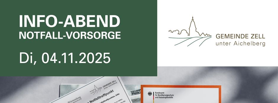 Info-Abend Notfall Vorsorge
