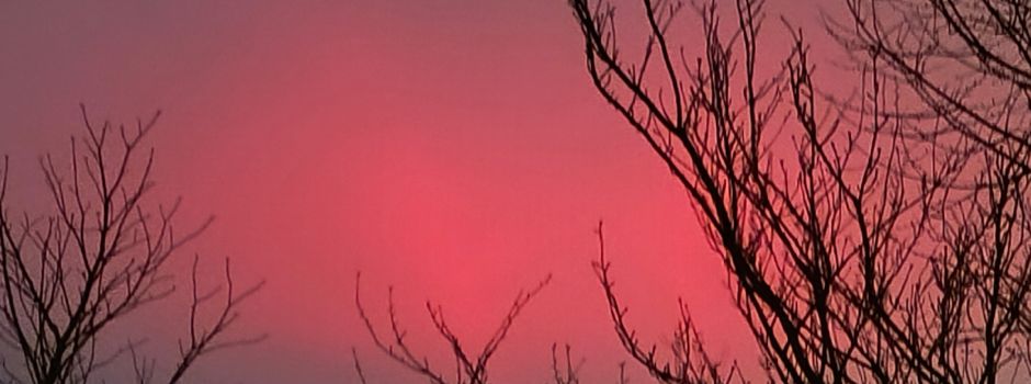 Rotes Leuchten über Mainz – woher kommt es?