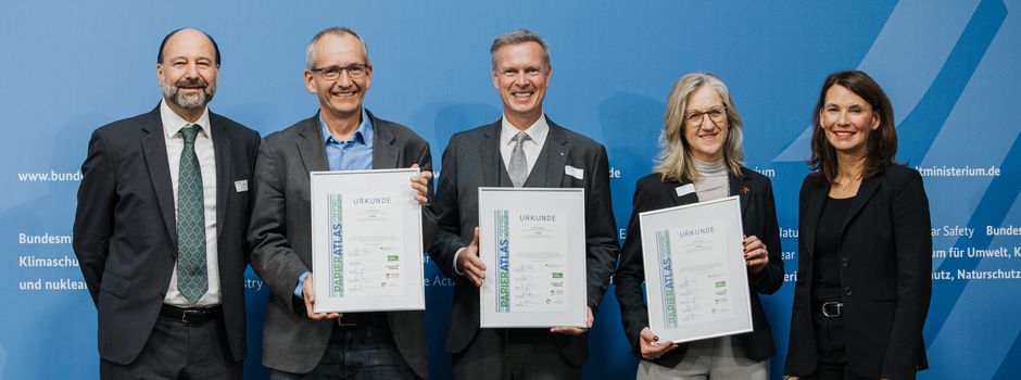 Konsequent auf umweltfreundliches Papier gesetzt