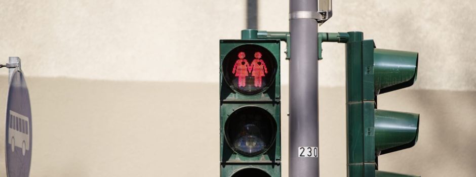 Jetzt gibt es neue Pärchen-Ampeln in Mainz