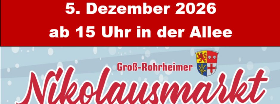 Nikolausmarkt am 5. Dezember 2026