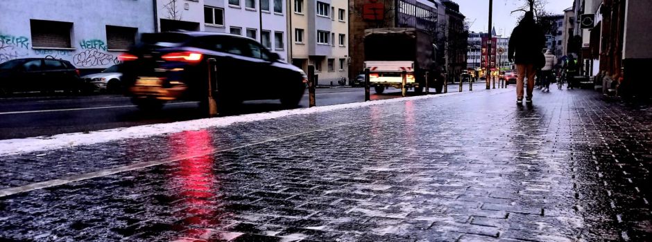 Warnung vor Glätte in Mainz