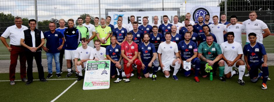 Flutopfer-Benefiz-Fußballspiel: VfR-Hangelar VS. FC Hertha Rheidt