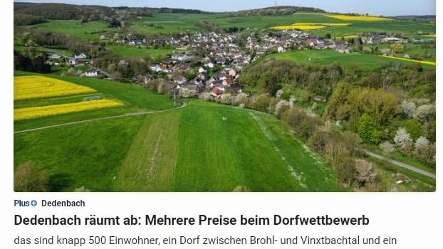 Dedenbach räumt ab!