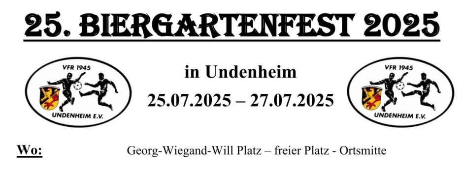 Biergartenfest in Undenheim: Drei Tage Sommer, Stimmung und kühles Bier