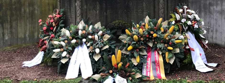 Volkstrauertag – Gedenken am 17. November in Oppenheim