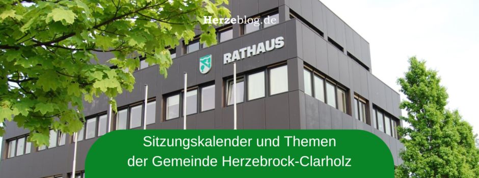 Mai: Sitzungskalender und Themen der Gemeinde Herzebrock-Clarholz