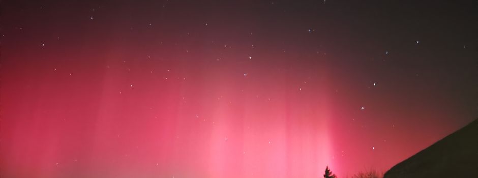 Kunstinstallation der Natur: 
Polarlichter über Sylt
