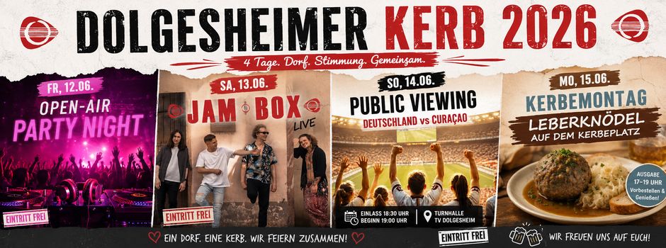 Vier Tage Ausnahmezustand: Die Dolgesheimer Kerb lädt zum Feiern ein