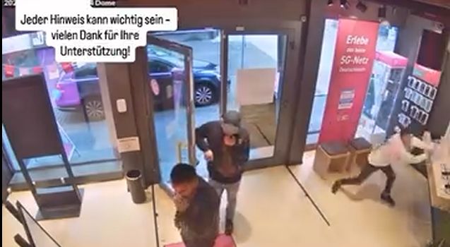 Diebstahl in Andernacher Handyladen: Täter auf der Flucht – Video vom Überfall