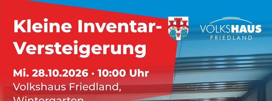 Ein Stück Volkshaus für zu Hause – Inventarversteigerung in Friedland