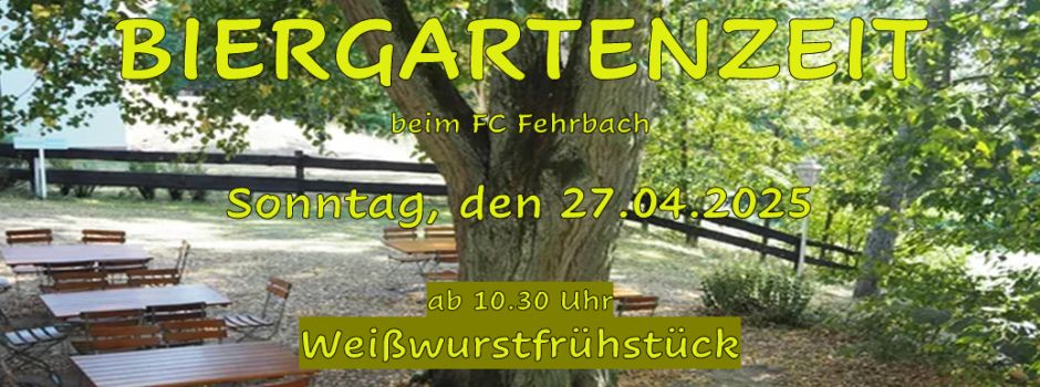 BIERGARTENZEIT beim FC Fehrbach