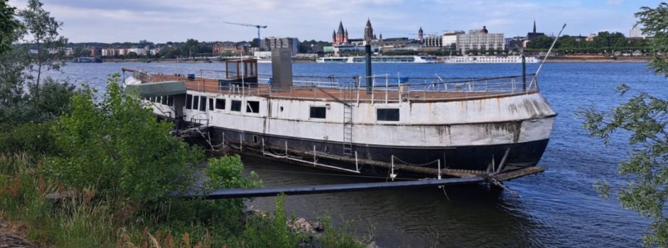 Was passiert mit dem Strandschiff in Mainz-Kastel?