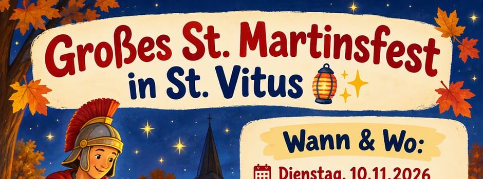 Großes St. Martinsfest in der Vitus Halle Weiler
