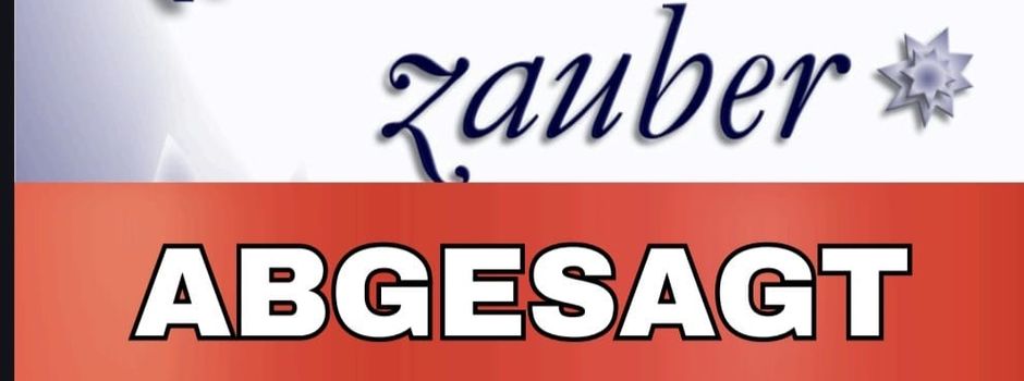 Weihnachtszauber fällt aus