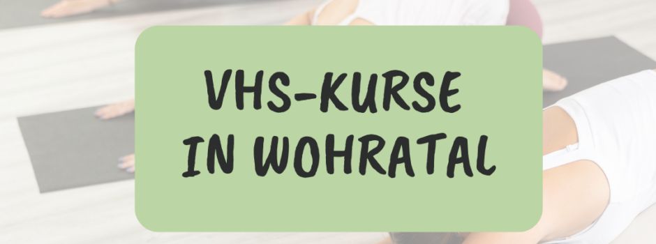 Neue VHS-Kurse ab sofort buchbar! 