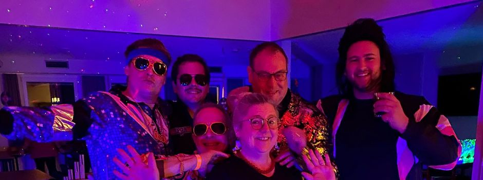 80er-Party mit bester Stimmung