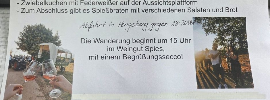 Wanderung mit Weinprobe