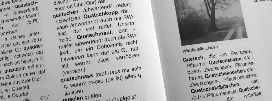 „Stänebächer platt“ Buchstabe Q