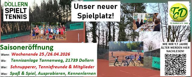 TC Dollern am 11.04. erfolgreich in die Sommersaison gestartet!