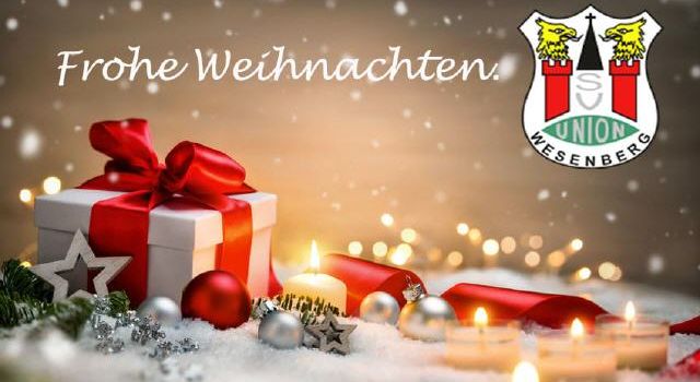 Weihnachtsgrüße des SV Union Wesenberg