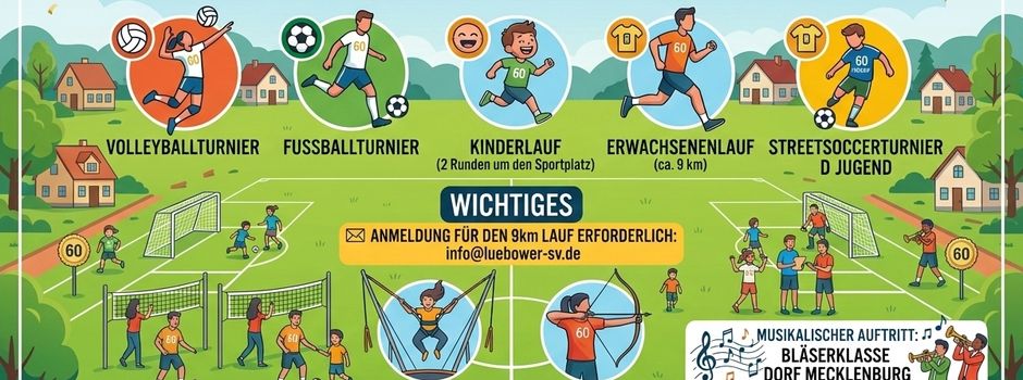 Lübow bewegt sich: Sportlicher Start in den Mai