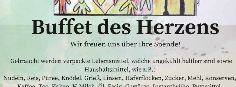 Buffet des Herzens - Wir freuen uns über Ihre Spende!