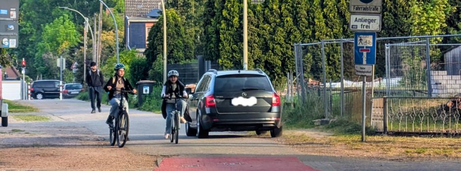 Stadtverwaltung erinnert an Regelungen in Fahrradstraße