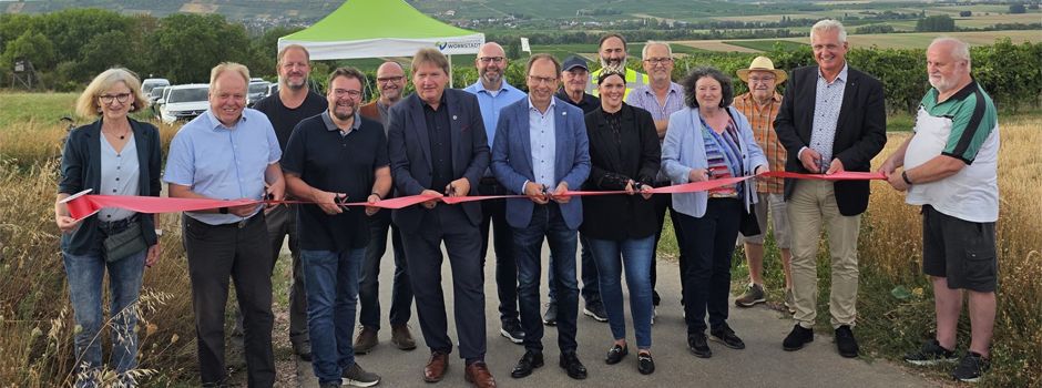 Neuer Rad- und Wirtschaftsweg zwischen Partenheim, Saulheim und Wörrstadt eingeweiht