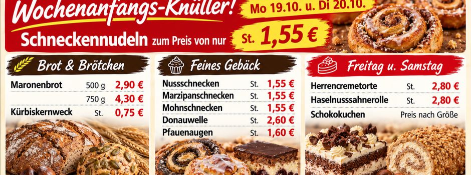 Wochenangebot Bäckerei Deubel