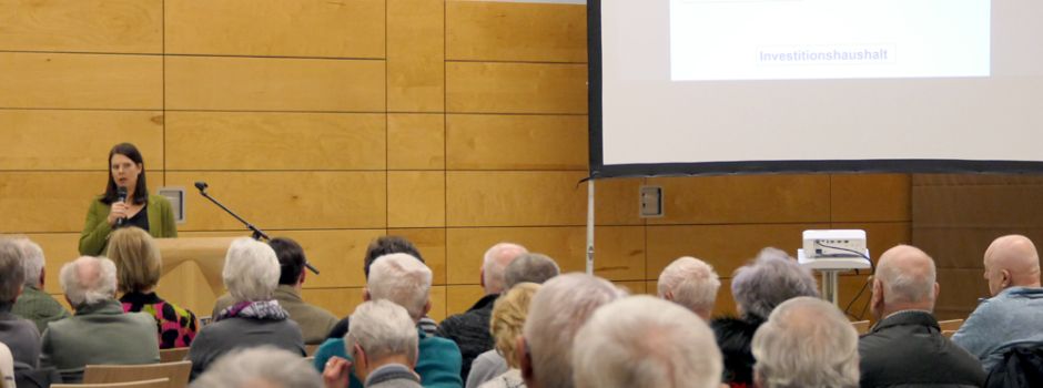 Haushalt 2025: Gemeinde informierte zur finanziellen Lage
