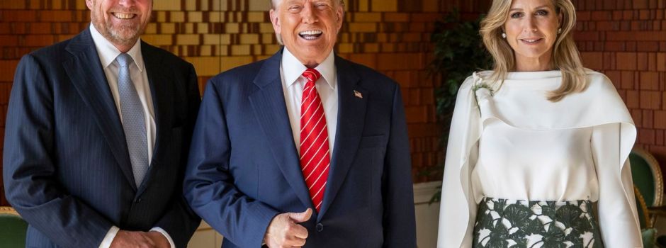 Trump hin und weg vom niederländischen Königspaar