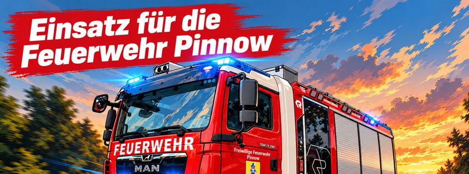 Einsatz für die Feuerwehr Pinnow